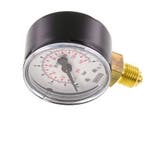 0..10 Bar Manometer Onderaansluiting Staal/Messing 50 mm, Verzenden, Nieuw