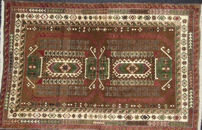 Kars Kazak - Vloerkleed - 221 cm - 146 cm - Tapijt, Maison & Meubles, Ameublement | Tapis & Moquettes