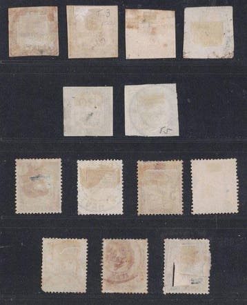 Frankrijk - Startcollectie postzegels TAXE Eerste serie -