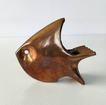 Beeldje - André Bloc : Sculpture cendrier moderniste