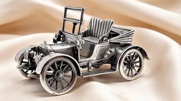 Figuur - Coche en plata - .915 zilver