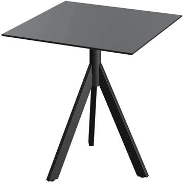 Inklapbare Tafel | INFINITY | HPL/RVS | Zwart Blad | Zwart, Verzenden