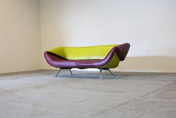 Leolux - Stefan Heiliger - Sofa - Arabella - Leder, Metaal