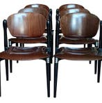 Tecno - Eugenio Gerli - Chaise de salle à manger (6) - S83 -