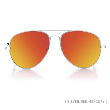 Pilotenbril met oranje/geel spiegelglas, Kleding | Dames, Carnavalskleding en Feestkleding, Verzenden, Nieuw