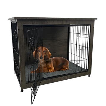 MaxxPet Houten Hondenbench 69x51x60cm - retourdeal (Dier), Dieren en Toebehoren, Ophalen of Verzenden, Nieuw