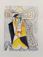 Pablo Picasso (1881-1973) - Homme au chapeau, Antiek en Kunst