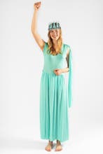 Vrijheidsbeeld Kostuum Pak S-M Amerika Jurk Statue Of Libert, Ophalen of Verzenden, Nieuw