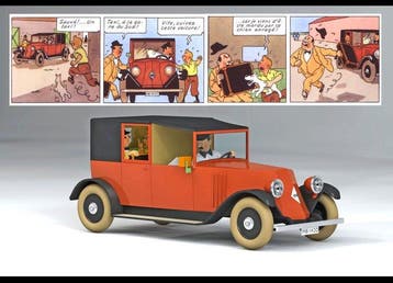 Tintin - 1 - Album : Le Crabe aux Pinces dOr - Le Taxi