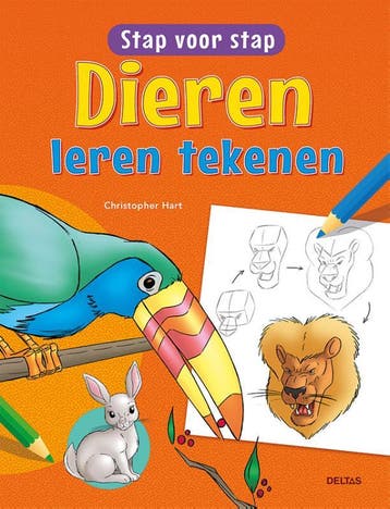 Dieren leren tekenen / Stap voor stap 9789044749359, Boeken, Verzenden, Gelezen, Christopher Hart