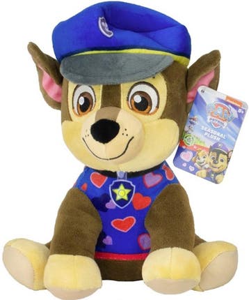 Nickelodeon PAW Patrol Chase Knuffel 25 cm, Kinderen en Baby's, Ophalen of Verzenden, Nieuw