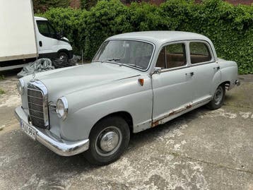 Online veiling - Mercedes Ponton 190D Oldtimer
