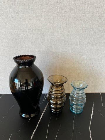 Doyen - Vase (3) - Verre - Vase Art déco