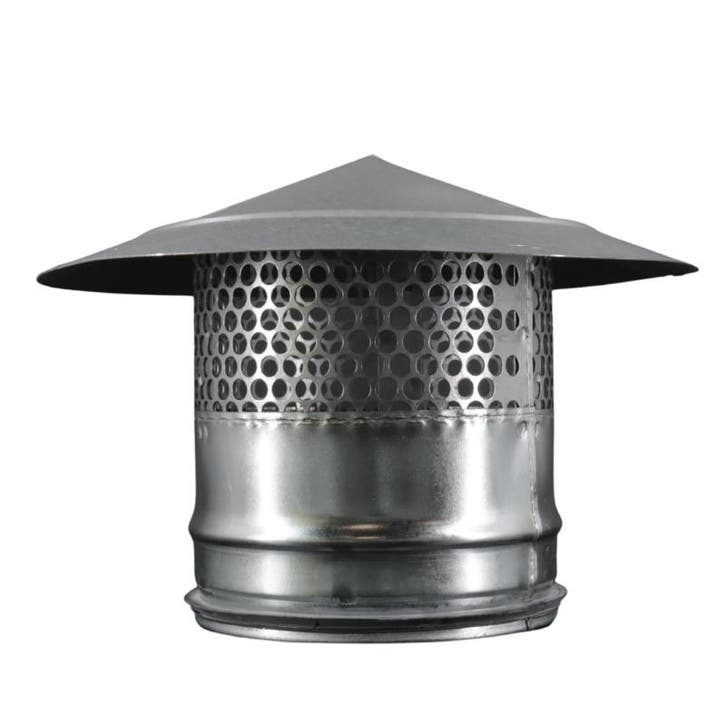 Regenhoed - Ø 180mm - met gaas SAFE, Doe-het-zelf en Bouw, Ventilatie en Afzuiging, Nieuw, Verzenden
