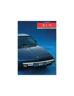 1988 FIAT X1/9  & SPECIAL EDITON BROCHURE ENGELS, Ophalen of Verzenden, Nieuw