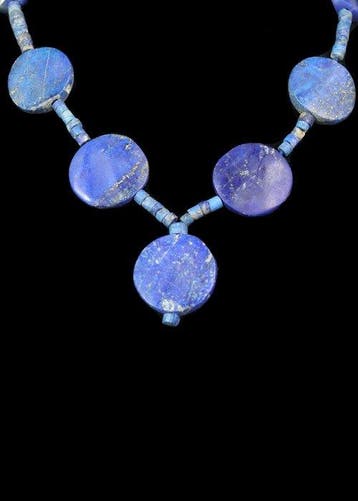 West-Aziatisch lapis lazuli Kralenketting (Zonder