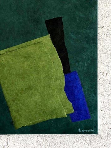 Valérie Bernier - RUE BALZAC - L - 70x50cm, Antiquités & Art