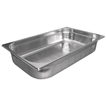 GN-Bak | RVS | 1/1 GN | Hoogte 65mm | Geperforeerd |, Zakelijke goederen, Verzenden, Nieuw in verpakking