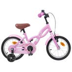 vidaXL Kinderfiets 14 Inch voor 3-5 jaar oud Licht Roze, Verzenden, Nieuw