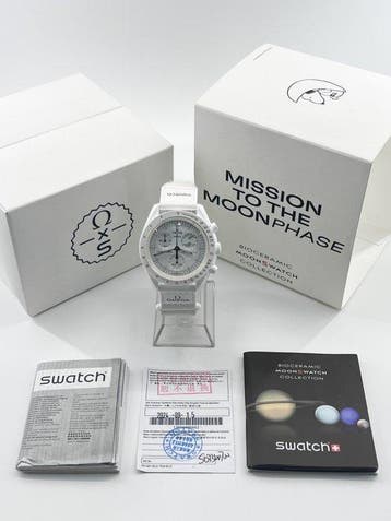 Omega x Swatch - Mission to the Moonphase – Full Moon - Sans, Nieuw