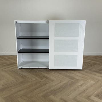 Ahrend akoestische schuifdeurkast vv 4 legborden (hxbxd), Huis en Inrichting, Gebruikt