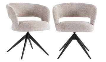 2dekans | Criks Design Coco Eetkamerstoel - beige -, Maison & Meubles, Ophalen of Verzenden
