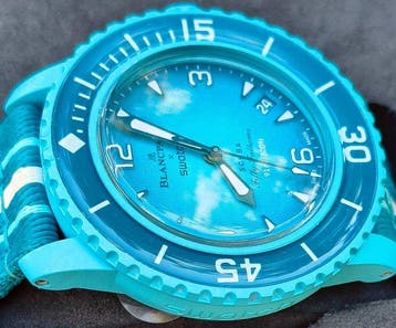Blancpain x Swatch - Scuba Fifty Fathoms - Blue Lagoon -, Nieuw