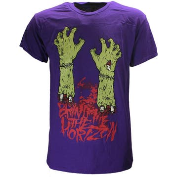 Bring Me The Horizon Zombie Hands T-Shirt, Nieuw