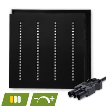 LOUVRE LED PANEEL | NOVA ZWART | 60X60CM | 30W | DIMBAAR |, Verzenden