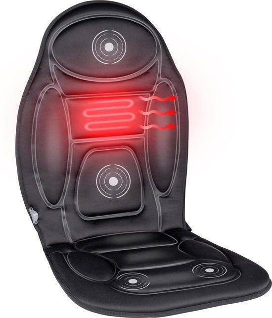 2dekans | Dunlop Massagestoel Auto met Verwarmingsfunctie -, Sport en Fitness, Massageproducten, Ophalen of Verzenden