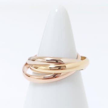 Cartier - Bague - Trinity - 18 carats Or blanc, Or jaune, Or