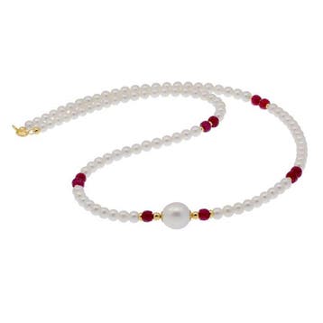 Sans prix de réserve - Collier - 18 carats Or jaune Perle -