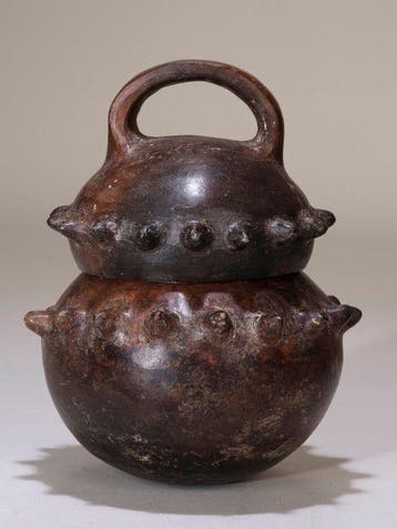 Ritueel vat met deksel – Lobi – Burkina Faso – Terracotta