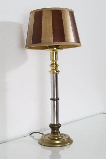 Lampe de table - Laiton - Lampe Empire Chic