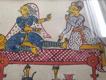Romantische scène - India - 18e eeuw - 19e eeuw