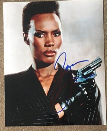 James Bond 007: A View To a Kill - Grace Jones. Signed, Nieuw