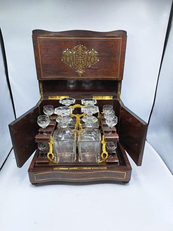 Armoire à liqueurs - Napoleon III - Acajou, Bois de violette