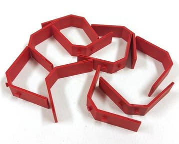 Vintage Fischertechnik 37355 bucket-middenstuk, rood, 10, Verzenden, Nieuw
