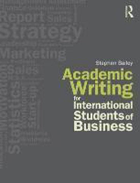 Academic Writing for International Students of Business, Boeken, Taal | Engels, Gelezen, Verzenden