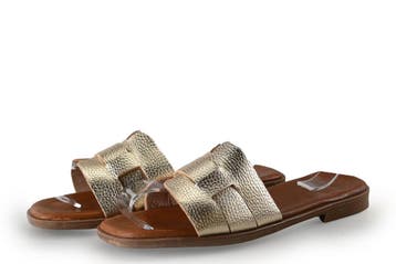 Jansfield Slippers in maat 40 Goud, Slippers, Overige kleuren, Verzenden, Gedragen