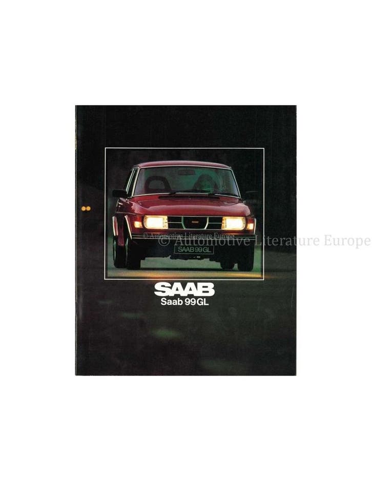 1978 SAAB 99 GL BROCHURE NEDERLANDS, Livres, Autos | Brochures & Magazines