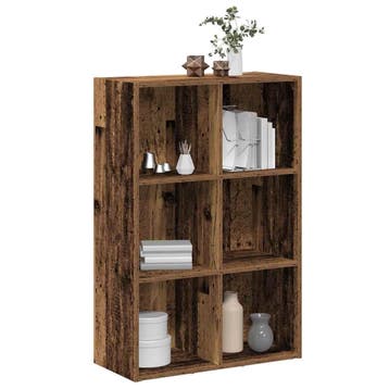 vidaXL Boekenkast/dressoir 66x30x98 cm bewerkt hout oud, Verzenden