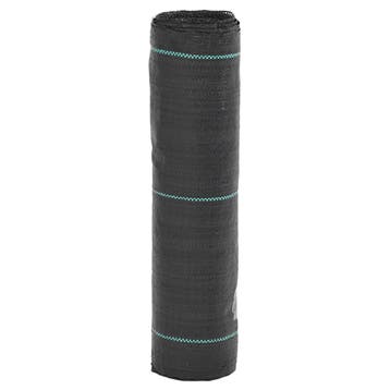 vidaXL Worteldoek 0,5x200 m polypropeen zwart, Tuin en Terras, Verzenden, Nieuw