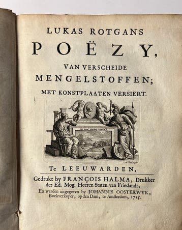 Rotgans, Lucas - Poëzy, van verscheide mengelstoffen.