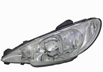 Peugeot 206 H7+H1 Helder Glas Koplamp Links (Koplampen), Verzenden, Nieuw