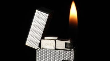 Dunill - Barley Pattern Rollagas Lighter - Zonder, Nieuw