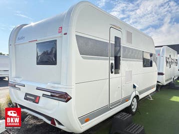 HOBBY De Luxe 460 SL - Eindereeks aanbieding, 2 aparte bedden, Hobby, Kleine zit, Voortentlamp