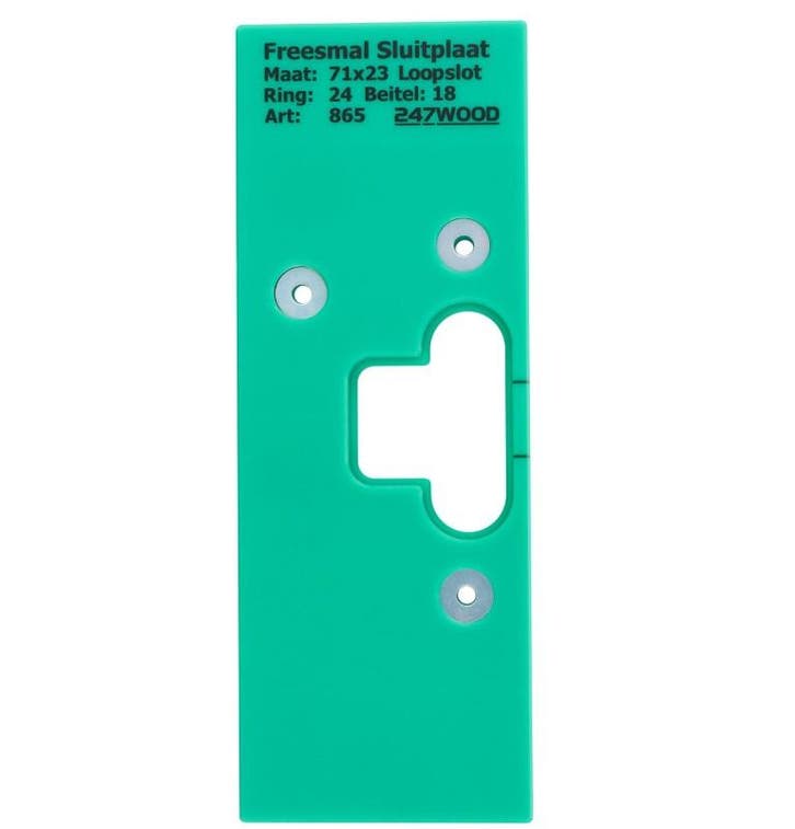 247WOOD Freesmal sluitplaat 71x23, Bricolage & Construction, Bricolage & Rénovation Autre