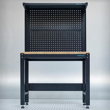 Datona Werkbank PREMIUM eiken 119 cm breed - Datona - Zwart, Doe-het-zelf en Bouw, Ophalen of Verzenden, Nieuw