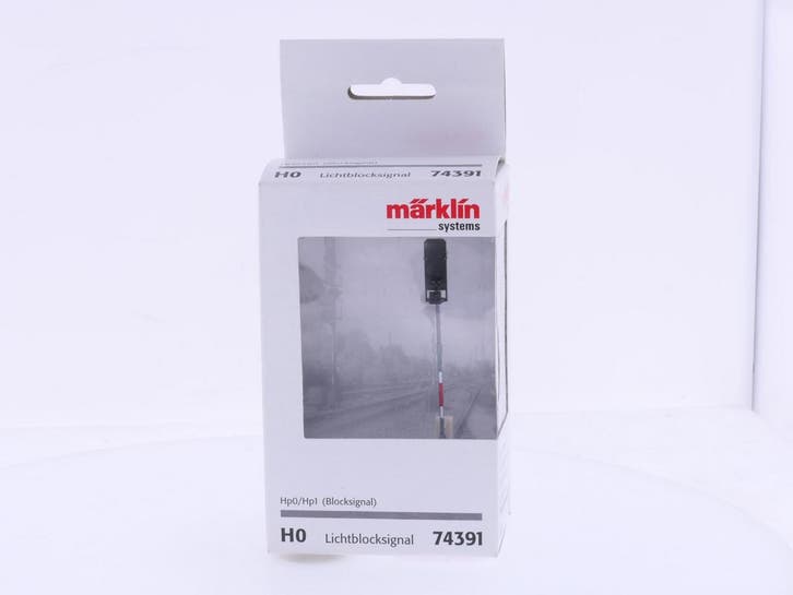 H0 Märklin 74391 lichtbloksignaal #9507 (Baan en rails), Hobby en Vrije tijd, Modeltreinen | H0, Rails, Gebruikt, Märklin, Analoog